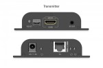 Digitus Przedłużacz (extender) po skrętce kat.6 HDMI 4K/60Hz przez IP 1G lub do 120m/200m z PoE, max. 253 odbiorniki, sterowanie IR - zestaw