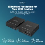 Digitus Przedłużacz (extender) po skrętce kat.6A  USB 3.1 Gen1 do 100m, 3x USB-A, 1x USB-C do 5 Gbps, 1x RJ45 (Gigabit Ethernet) - zestaw (odbiornik/n