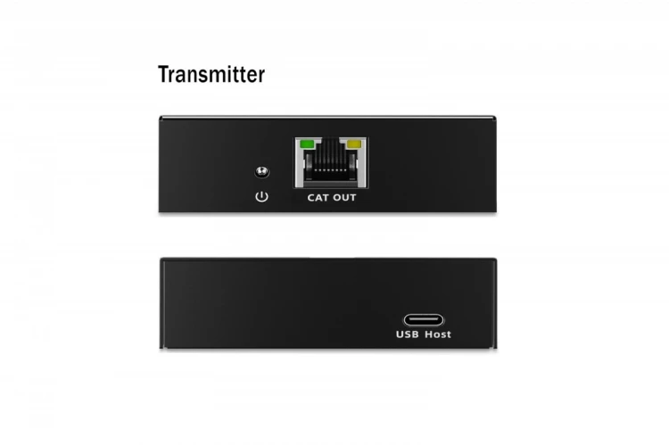 Digitus Przedłużacz (extender) po skrętce kat.6A  USB 3.1 Gen1 do 100m, 3x USB-A, 1x USB-C do 5 Gbps, 1x RJ45 (Gigabit Ethernet) - zestaw (odbiornik/n