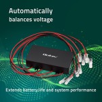 Qoltec Balanser napięcia 48V do akumulatorów 4x12V | 10A | LiFePO4 AGM  GEL