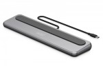 Digitus Stacja dokująca USB-C 12 portowa, max. 8K/30Hz z HDR, HDMI, DP, max. 3 monitory (MST), USB-C 3.2 Gen2, Gigabit Ethernet, SD/Micro SD, PD 100W