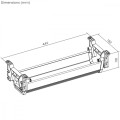 Maclean Organizer podbiurkowy na kable MC-106B