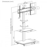 Ergo Office Stand dla TV, ER-304B
