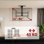 Maclean Uchwyt elektryczny sufitowy MC-109 T