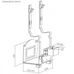 Maclean Uchwyt do CPU MC-116 B czarny