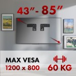 Maclean Uchwyt do TV QLED 43-85'' MC-806N
