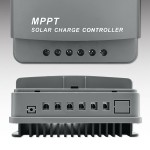 Qoltec Solarny regulator ładowania MPPT z czujnikiem temperatury 10A |  12V/24V | LCD | 2xUSB | Bluetooth | APP | GEL | LiFePO4