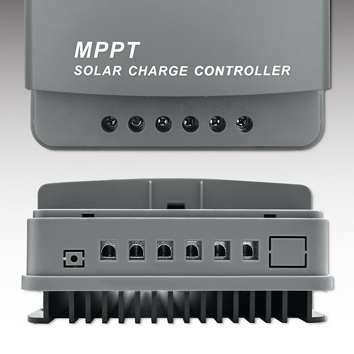 Qoltec Solarny regulator ładowania MPPT z czujnikiem temperatury 10A |  12V/24V | LCD | 2xUSB | Bluetooth | APP | GEL | LiFePO4