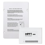 Qoltec Solarny regulator ładowania MPPT z czujnikiem temperatury 10A |  12V/24V | LCD | 2xUSB | Bluetooth | APP | GEL | LiFePO4