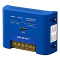 Qoltec Solarny regulator ładowania MPPT 15A do zasilania odbiorników DC i ładowania akumulatorów 12V/24V | AGM