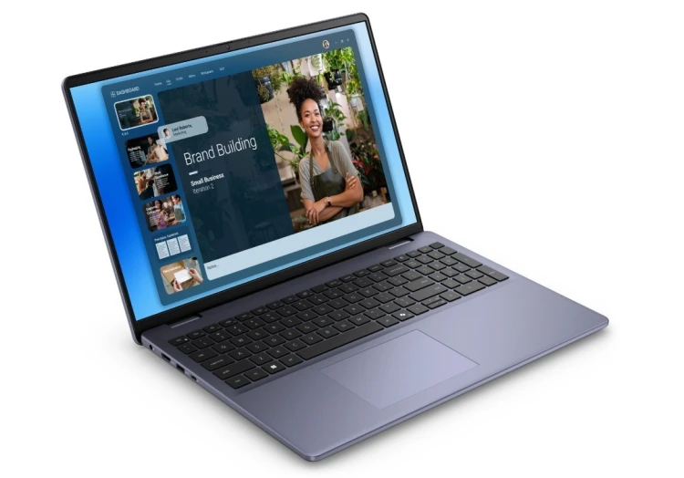 Dell Laptop Dell 16 DC16251 W11P C5 120U/16GB/512GB/16.0 FHD+/Int/FgrPr/WLAN + BT/Backlit Kb/4 Cell/3YPS Midnight Blue