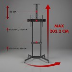 Maclean Wózek do TV max 45 kg, MC-113 B