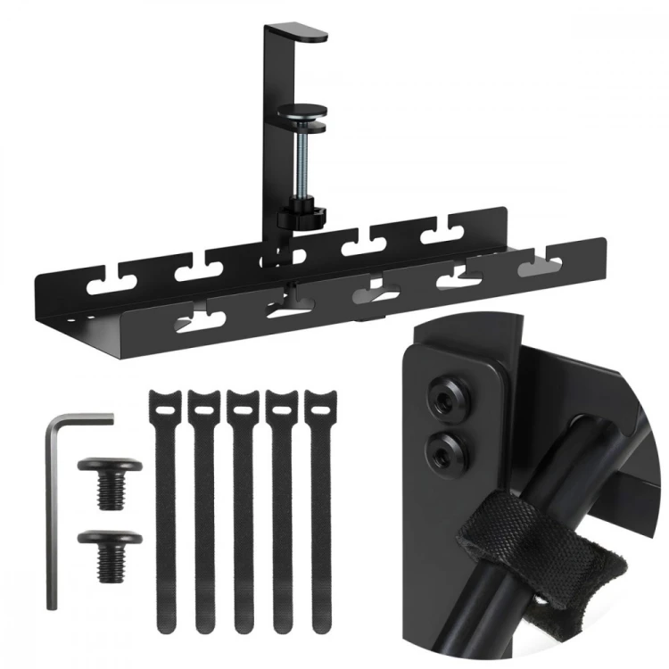 Maclean Organizer podbiurkowy MC-105 B, na kable
