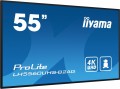 IIYAMA Monitor wielkoformatowy 55 cali LH5560UHS-B2AG matowy 24h/7 500(cd/m2) VA 3840 x 2160 UHD(4K) Android.11 Wifi CMS(iiSignage2), Uchwyt ścienny