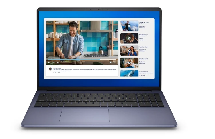 Dell Laptop Dell 16 DC16251 W11P C7-150U/32GB/1TB/16.0 FHD+/Int/FgrPr/WLAN + BT/Backlit Kb/4 Cell/3YPS Midnight Blue