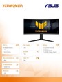 Asus Monitor 34 cale VG34WQML5A WQHD 2DP 2HDMI USB3.2