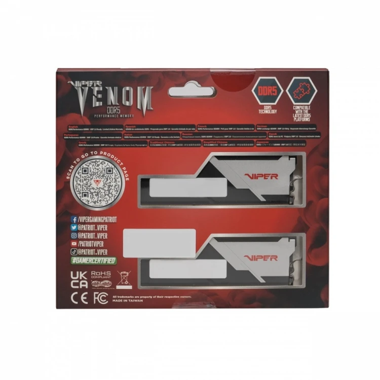 Patriot Pamięć DDR5 Viper Venom 16GB/6000 (1x16GB) C30