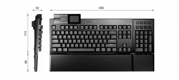 Lenovo Klawiatura Wireless Multi-Mode Pro Keyboard 6000-US English 4Y41S04659
