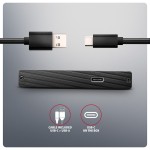 AXAGON EE25-XA6C Obudowa zewnętrzna aluminiowa, USB-C 3.2 Gen 1 SATA 6G 2.5" 5Gbps