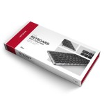 AXAGON Klawiatura HMC-KB-NRD USB-C 5Gbps z wieloportowy hub 9in1, SD/microSD, 3x USB-A, HDMI 4K/60Hz, PD 100W, Audio, Nordic layout, 60cm USB-C kabel