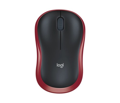 Logitech Mysz bezprzewodowa M185 czerwona 910-002237