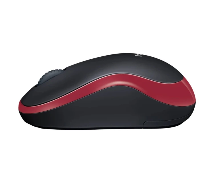 Logitech Mysz bezprzewodowa M185 czerwona 910-002237