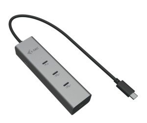 i-tec HUB USB-C Charging Metal 5 port with USB-C video 8K + Power Delivery 85W