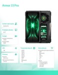ULEFONE Smartfon Armor 33 Pro 5G 16/512GB Czarny