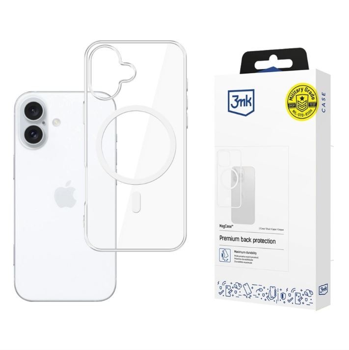 3MK Etui Armor MagCase do Apple iPhone 17 Przezroczyste
