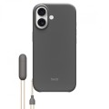 Apple Etui z podpórką Beats Kickstand zgodne z MagSafe i panelem Sterowanie aparatem do iPhonea 17 - szafirowy szary