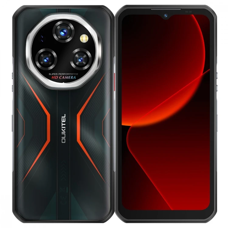 OUKITEL Smartfon WP55 Pro 5G 16/512GB IP69K Pomarańczowy
