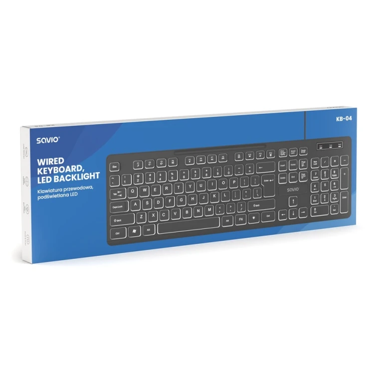 Savio Klawiatura przewoodowa KB-04