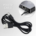 Qoltec Rozdzielacz splitter Ethernet  mini SWITCH 1x4 RJ45 | 1000Mb/s | USB-C | Aluminium