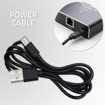 Qoltec Rozdzielacz splitter Ethernet  mini SWITCH 1x4 RJ45 | 1000Mb/s | USB-C | Aluminium