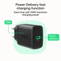 Green Cell Ładowarka sieciowa USB 30W 1x USB-C CZARNA