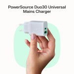 Green Cell Ładowarka sieciowa USB 30W 1x USB-C BIAŁA