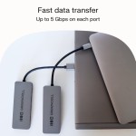 Green Cell HUB USB-C Basic USB-A do 4x USB-A 3.0