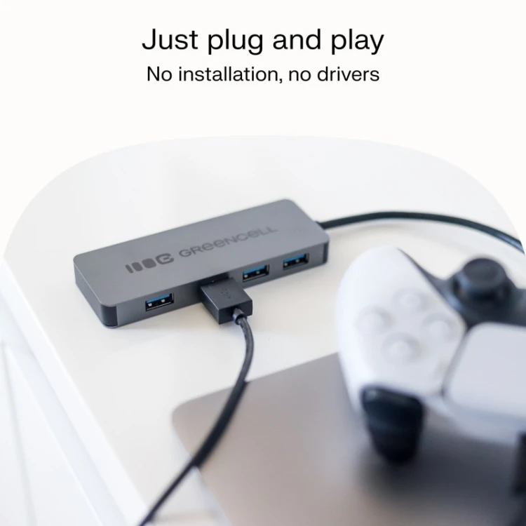 Green Cell HUB USB-C Basic USB-A do 4x USB-A 3.0