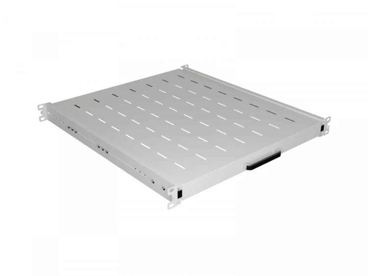 Lanberg Półka wysuwana do szaf rack 19 cali 500mm szara