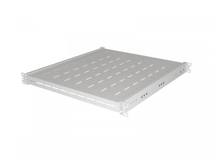 Lanberg Półka wysuwana do szaf rack 19 cali 500mm szara