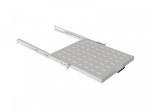 Lanberg Półka wysuwana do szaf rack 19 cali 500mm szara