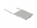 Lanberg Półka wysuwana do szaf rack 19 cali 500mm szara