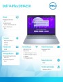 Dell Laptop Dell 14 Plus DB14250 Win11Pro Ultra 7 256V/16GB/512GB SSD/14.0 2.5K/Arc/FgrPr/WLAN + BT/Backlit Kb/4 Cell