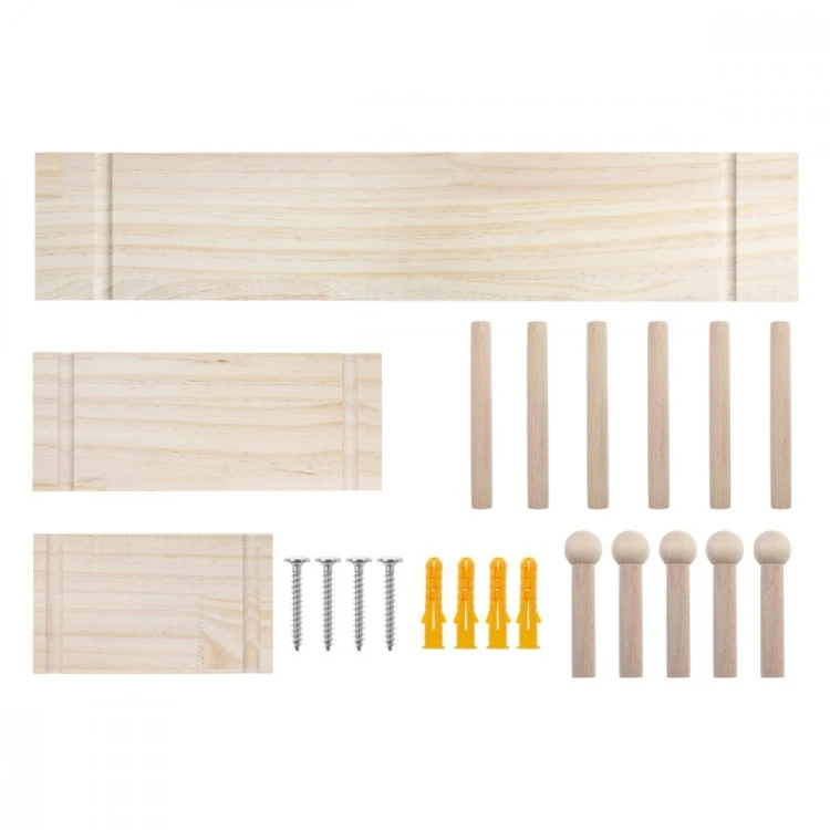 Maclean Drewniana tablica organizer MC-131 WD