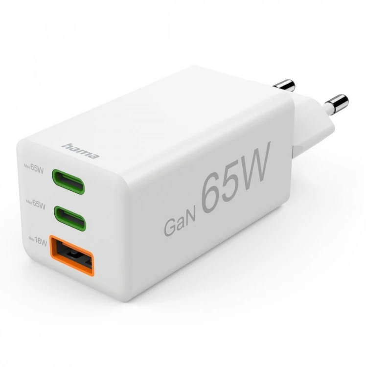 Hama Ładowarka sieciowa 65W Gan PD/QC