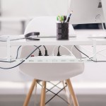 Maclean Organizer podbiurkowy na kable MC-103W