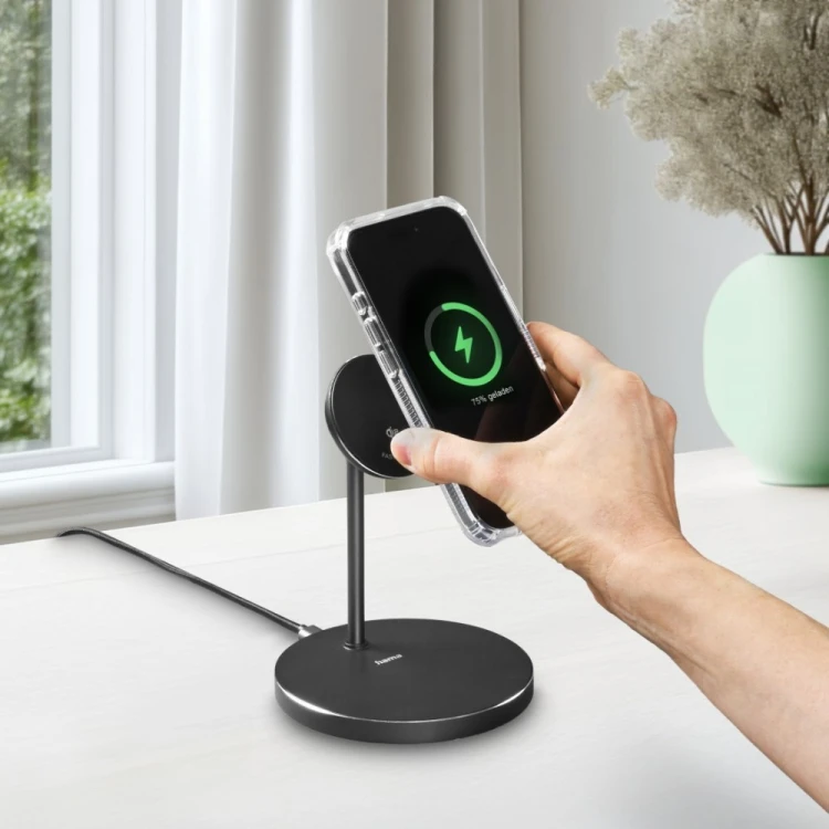 Hama Ładowarka indukcyjna fast charge 15w czarna