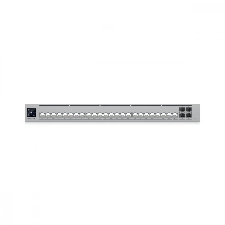 UBIQUITI Przełącznik UniFi Switch Pro HD 24 PoE Zarządzalny L2/L3                         2.5G Ethernet (100/1000/2500) Obsługa PoE 1U Szary