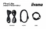 IIYAMA Monitor 27 cali XB2792HSU-B1 IPS,FHD,HDMI,DP,120Hz,350cd,4ms,        cienkie ramki, 1500:1, ErP B, USB HUBx2