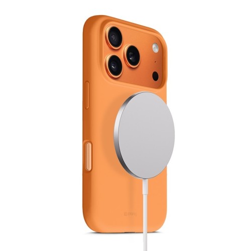 CRONG Etui Color Cover Magnetic iPhone 17 Pro MagSafe Pomarańczowe
